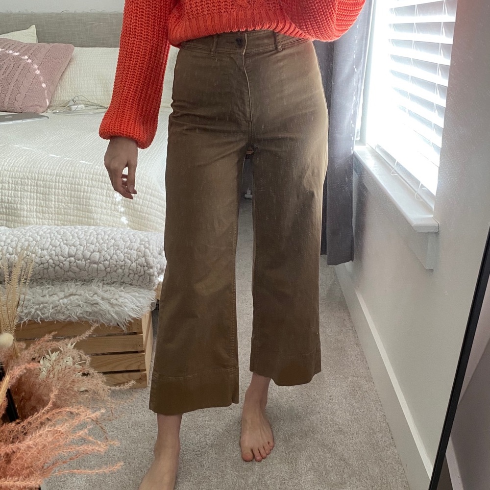 Everlane wide-leg crop chino